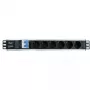 Régua de tomadas (PDU) Techly I-CASE STRIP-16SH 6 saídas AC 1.5HE preto, prateado
