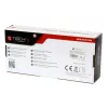 Régua de tomadas Techly Universal Power Strip Rack 10 polegadas 4 tomadas ficha Schuko preto prateado 1U
