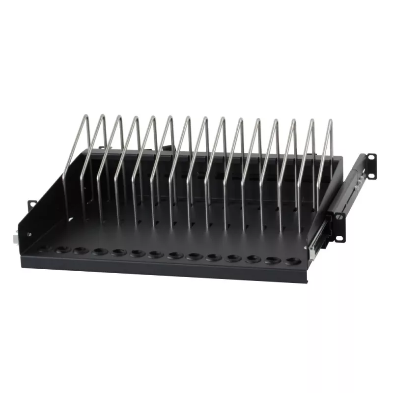 Prateleira para rack Techly I-CABINET-TRAY14BK preto 4U 19 polegadas