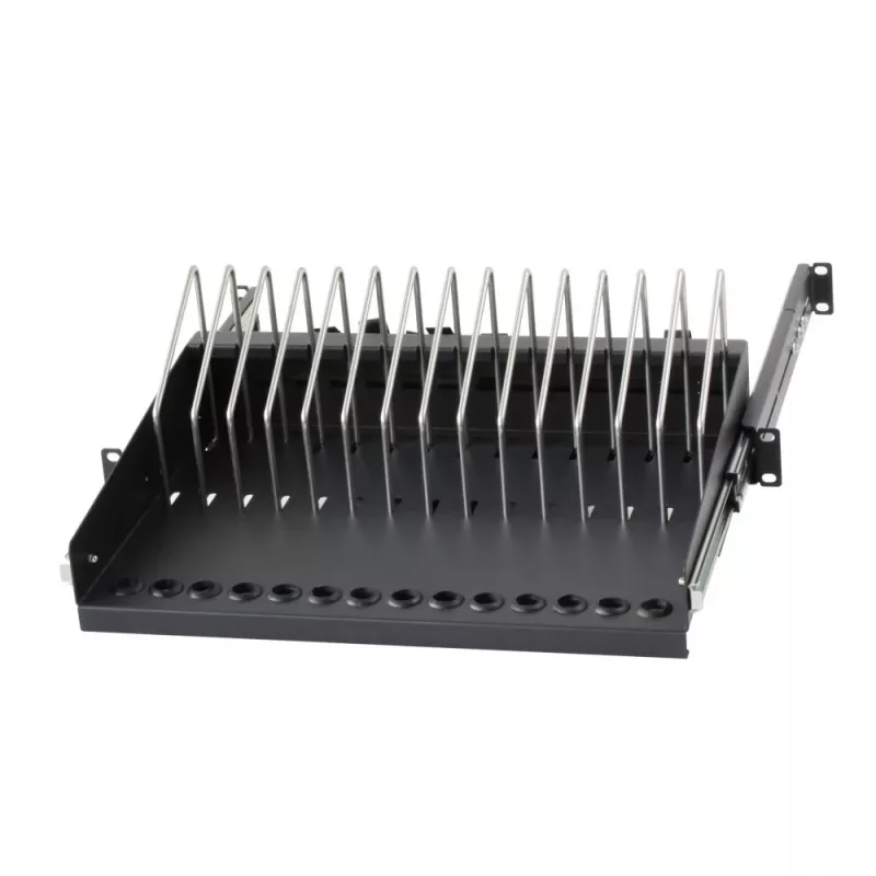 Prateleira para rack Techly I-CABINET-TRAY14BK preto 4U 19 polegadas