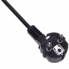Régua de tomadas Techly 9 tomadas rack 19 polegadas ficha Schuko interruptor 1HE preto vermelho
