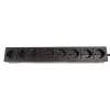 Régua de tomadas Techly 8 tomadas rack 19 polegadas com 8 interruptores ON/OFF 1,5HE