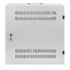 Intellinet 713641 armário de parede de perfil baixo de 19 polegadas, calhas 4U horizontais + 2U verticais, 170 mm (6,7 polegadas) de profundidade, 540x550 mm, porta com fechadura, 60 kg, IP20, cinzento RAL 7035