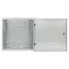 Intellinet 713641 armário de parede de perfil baixo de 19 polegadas, calhas 4U horizontais + 2U verticais, 170 mm (6,7 polegadas) de profundidade, 540x550 mm, porta com fechadura, 60 kg, IP20, cinzento RAL 7035