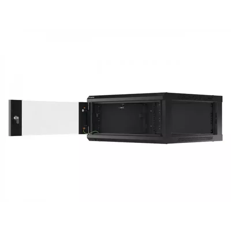 Armário de parede Lanberg WF01-6604-10B 4U preto