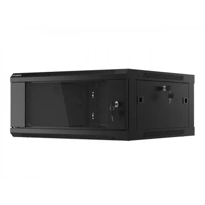 Armário de parede Lanberg WF01-6604-10B 4U preto