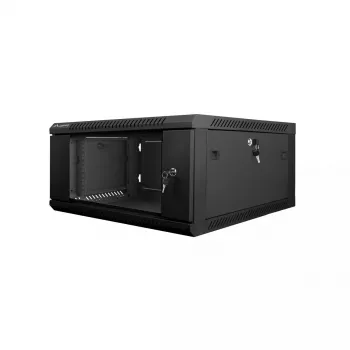 Armário de parede Lanberg WF01-6604-10B 4U preto