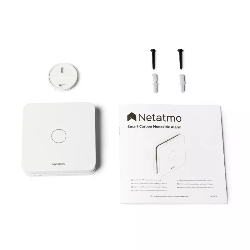 Detetor de monóxido de carbono Netatmo Smart Carbon Monoxide Alarm