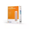Netatmo NHC-EC Healthy Home Coach monitor inteligente de qualidade do ar interior, CO2 0–5000 ppm, humidade, temperatura, ruído 35–120 dB, Wi-Fi, Apple HomeKit, alimentação por rede elétrica