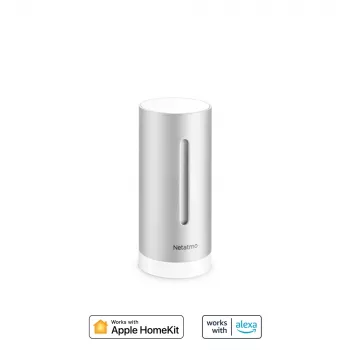 Netatmo Módulo interior inteligente adicional, sem fios, 0,3°, 3%, duralumínio, alumínio, AAA
