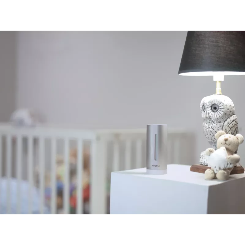 Netatmo Módulo interior inteligente adicional, sem fios, 0,3°, 3%, duralumínio, alumínio, AAA