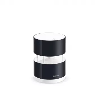Netatmo Anemómetro inteligente, velocidade do vento, sem fios, Wi-Fi, 0 - 45 m/s, 100 m, preto, transparente