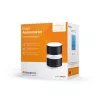 Netatmo NWA01-WW anemómetro inteligente para estação meteorológica, velocidade e direção do vento, sem fios, Wi-Fi, 0–45 m/s, alcance de 100 m, 4x AA, preto, transparente