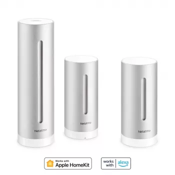 Netatmo Pack interior «Estação meteorológica smart home + Módulo interior inteligente adicional»