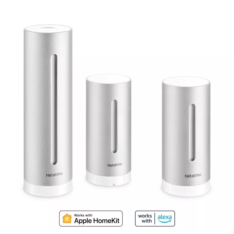 Netatmo Pack interior «Estação meteorológica smart home + Módulo interior inteligente adicional»