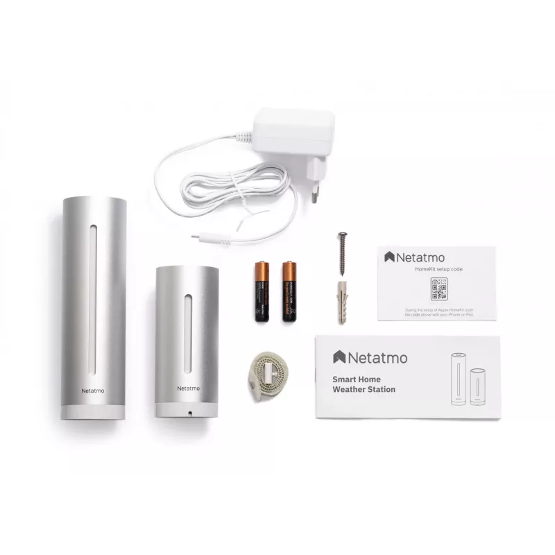 Netatmo Pack interior «Estação meteorológica smart home + Módulo interior inteligente adicional»