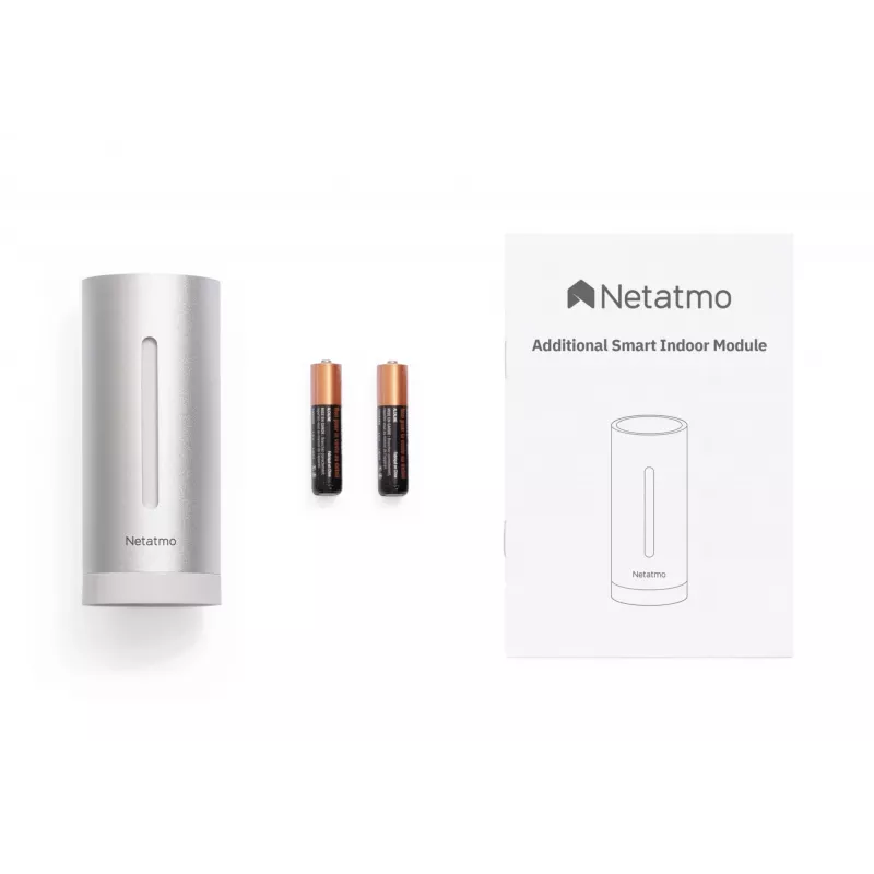 Netatmo Pack interior «Estação meteorológica smart home + Módulo interior inteligente adicional»