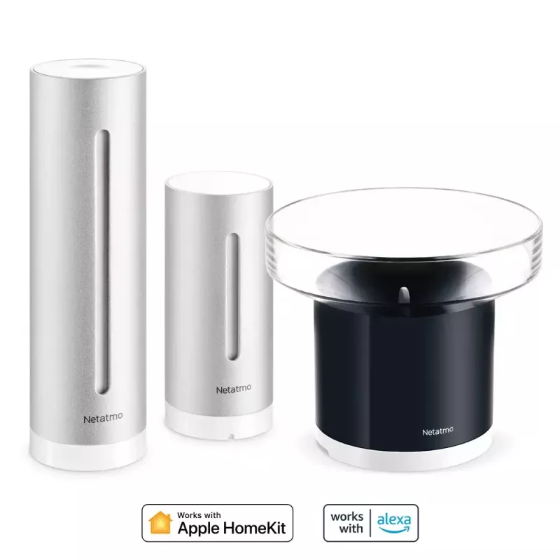 Netatmo Rain Pack «Estação meteorológica smart home + Pluviómetro inteligente»