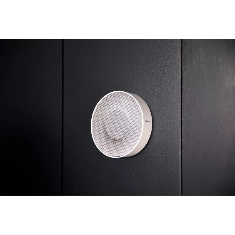 Sirene sem fios Netatmo NA-NIS01 Interior branco, 110 dB, porta USB, AA x4, 130×35×130 mm