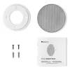 Sirene sem fios Netatmo NA-NIS01 Interior branco, 110 dB, porta USB, AA x4, 130×35×130 mm