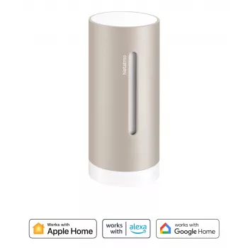 Estação meteorológica digital Netatmo NIM-S Sand — termómetro interior, higrómetro, qualidade do ar, alimentação por pilhas (AAA)