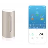 Estação meteorológica digital Netatmo NIM-S Sand — termómetro interior, higrómetro, qualidade do ar, alimentação por pilhas (AAA)