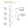 Techly I-WL-CPE880 (108439) CPE / ponto de acesso / repetidor para exterior, Wi-Fi 802.11n, 5,8 GHz, 15 dBi, 300 Mbps, ponte Point-to-Point / Point-to-Multipoint