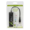 Techly IDATA-USB-ETGIGA-3U2 (105803) adaptador de USB 3.0 para Gigabit Ethernet com hub USB 3.0 de 3 portas, USB-A, RJ45, alumínio