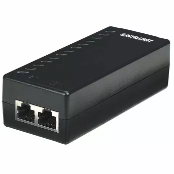 Injetor Power over Ethernet (PoE) Intellinet, 1 porta, 48 V DC, compatível com IEEE 802.3af