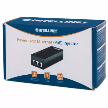 Injetor Power over Ethernet (PoE) Intellinet, 1 porta, 48 V DC, compatível com IEEE 802.3af