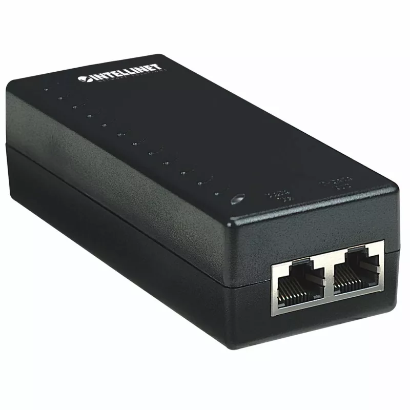 Injetor Power over Ethernet (PoE) Intellinet, 1 porta, 48 V DC, compatível com IEEE 802.3af