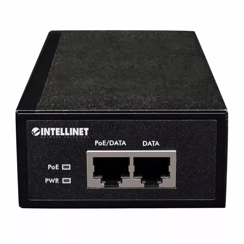 Injetor PoE+ Gigabit High-Power Intellinet, 1 x 30 W, IEEE 802.3at/af Power over Ethernet (PoE+/PoE)