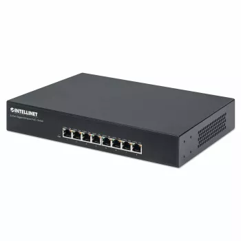 Switch PoE+ Gigabit Ethernet 8 portas Intellinet, 8 x portas PoE, IEEE 802.3at/af Power-over-Ethernet (PoE+/PoE), Endspan, Desktop, caixa