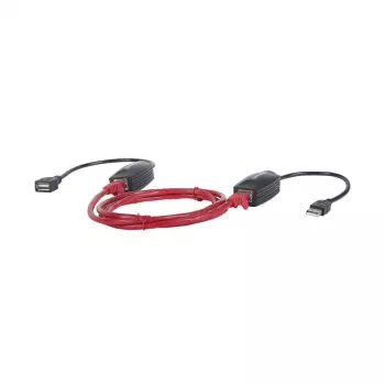 Extensor de linha USB-A Manhattan, para utilização com cabo de rede RJ45 (não incluído), prolonga dispositivos USB até 60 m, alimentação por bus, adequado para cabo de rede Cat5e/Cat6/Cat6A RJ45, preto, três anos de garantia