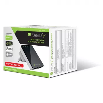 Router Wi-Fi de tomada de parede Techly 300N Wi-Fi 4