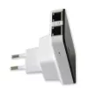 Techly I-WL-REPEATER2 (301078) mini router sem fios / repetidor 300N de tomada, Wi-Fi 4 (802.11n), 2,4 GHz, 300 Mbps