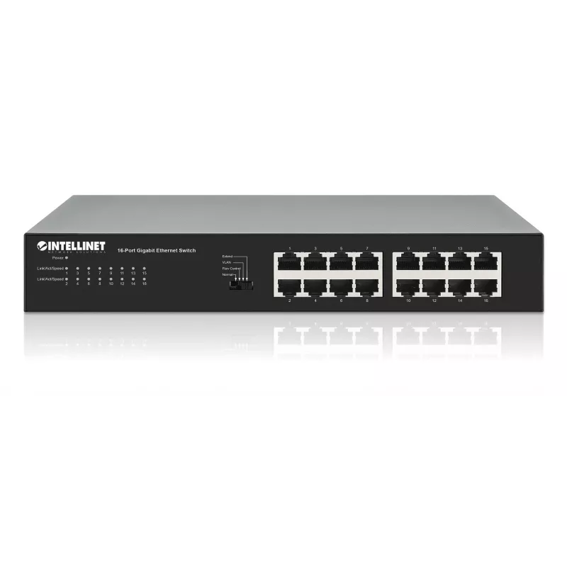 Intellinet 561815 switch Gigabit Ethernet de 16 portas