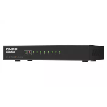 Switch de rede QNAP QSW-1108-8T-R2 não gerido 2.5G Ethernet (100/1000/2500) Desktop preto