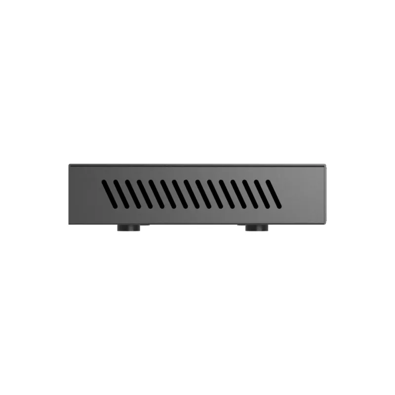 QNAP QSW-1108-8T-R2 comutador de rede não gerido, 8x 2,5GbE RJ45 (10/100/1000/2500 Mbps), de secretária, sem ventoinha, preto e cinzento