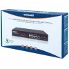 Switch gerido Intellinet 8 portas Gigabit Ethernet PoE+ com 2 portas SFP