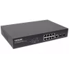 Switch gerido Intellinet 8 portas Gigabit Ethernet PoE+ com 2 portas SFP