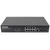 Switch gerido Intellinet 8 portas Gigabit Ethernet PoE+ com 2 portas SFP