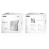 Unidade ótica ASUS ZenDrive U9M DVD±RW prateada