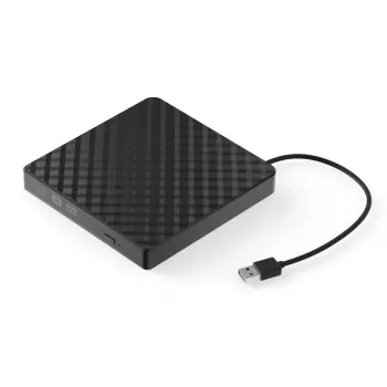 Unidade ótica externa DVD KRUX KRX0071 USB 3.0 portátil — DVD±RW, alimentada por USB