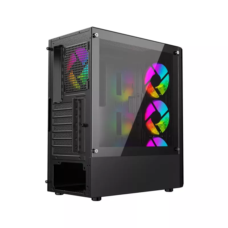Gembird Fornax 400X caixa gaming ARGB para computador, preta