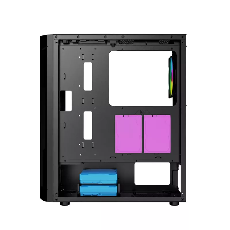 Gembird Fornax 400X caixa gaming ARGB para computador, preta