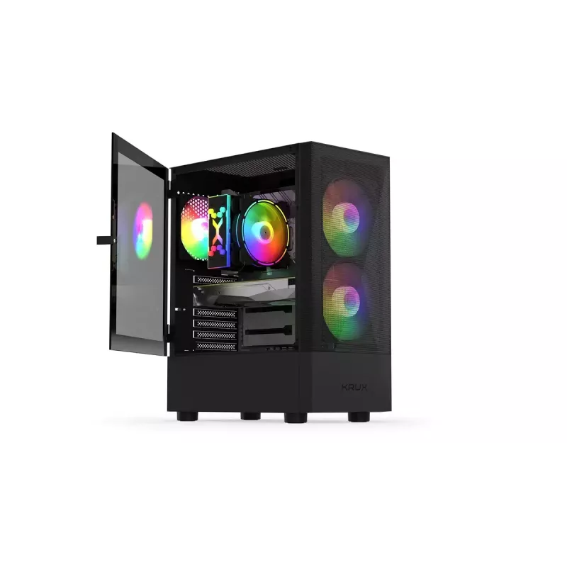 KRUX Vako KRX0132 RGB caixa de computador, preta