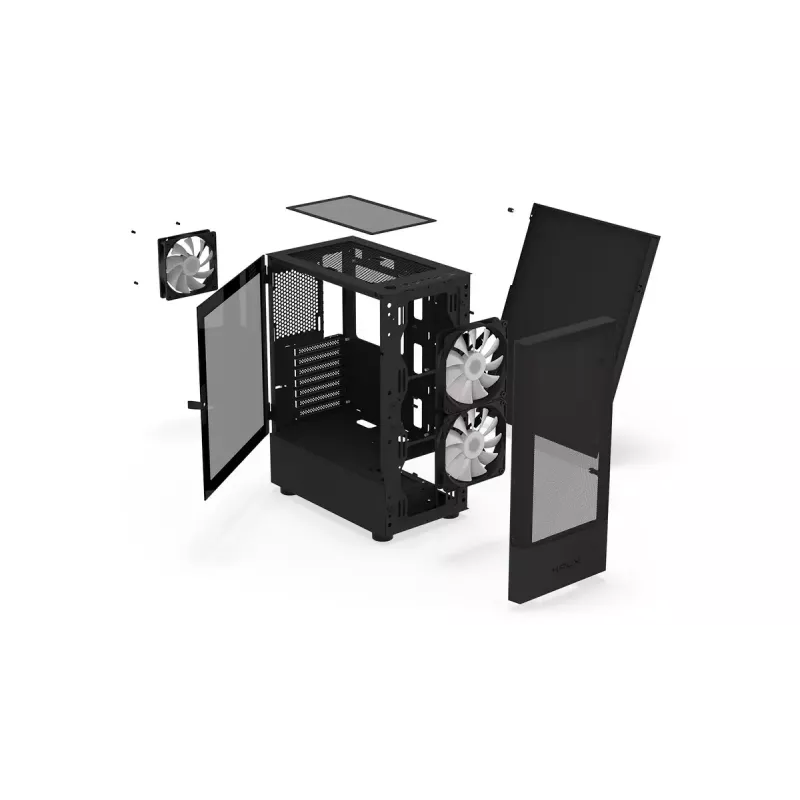 KRUX Vako KRX0132 RGB caixa de computador, preta
