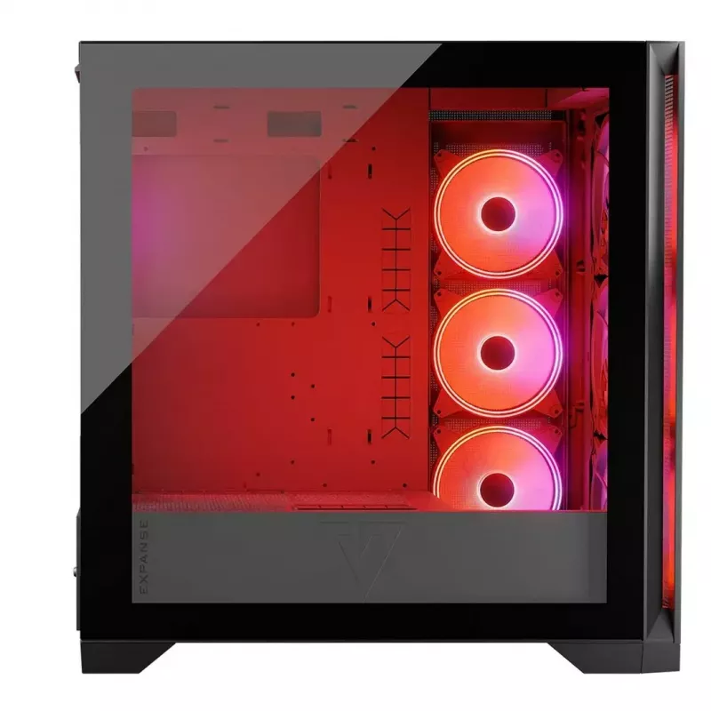 Caixa Modecom Volcano Expanse S Apex ARGB Midi, preta