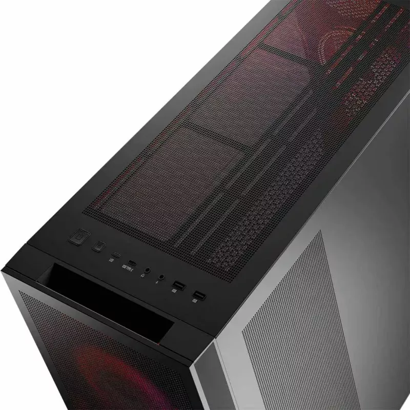Caixa Modecom Volcano Expanse S Apex ARGB Midi, preta